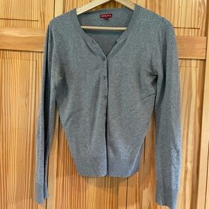 Merona size XS classic gray cardigan